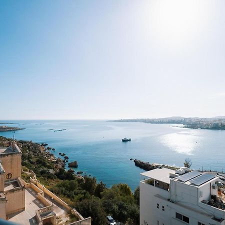 Ferienwohnung Insta Worthy Gorgeous Seaview Penthouse St. Paul's Bay Exterior foto