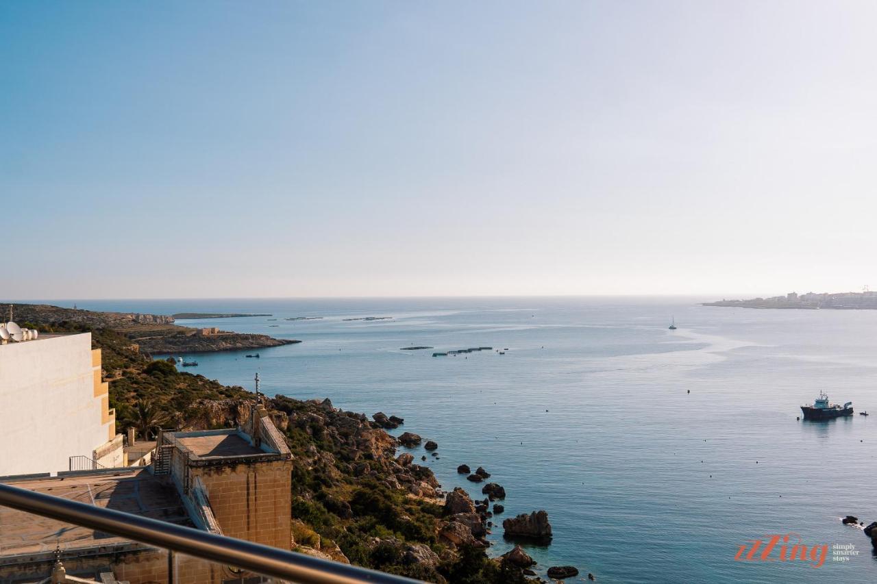 Ferienwohnung Insta Worthy Gorgeous Seaview Penthouse St. Paul's Bay Exterior foto