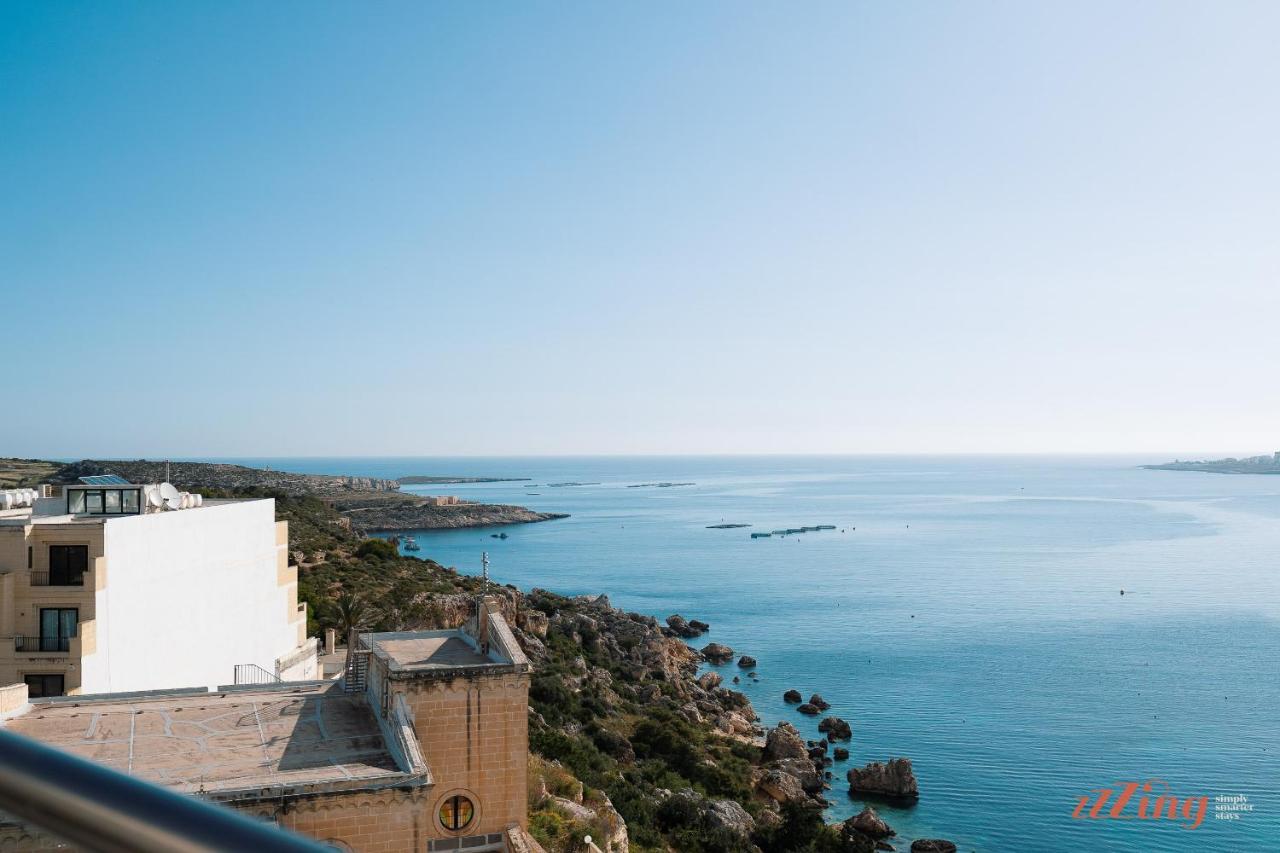 Ferienwohnung Insta Worthy Gorgeous Seaview Penthouse St. Paul's Bay Exterior foto