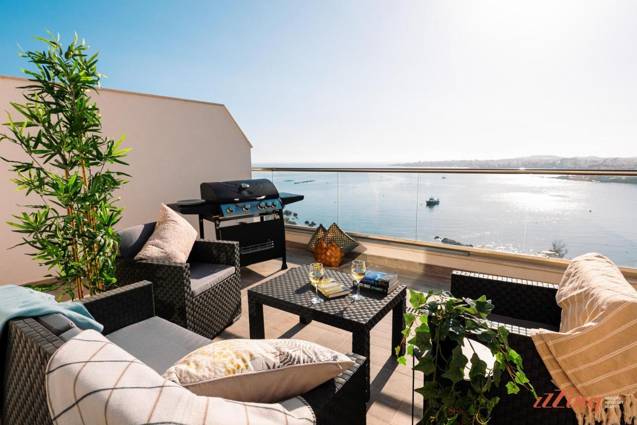 Ferienwohnung Insta Worthy Gorgeous Seaview Penthouse St. Paul's Bay Exterior foto
